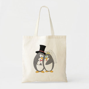 Bolso De Tela Amor pingüino