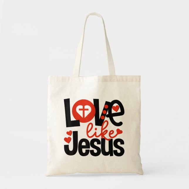 Bolso De Tela Amor por Dios | Amor Como Jesús (Frente)