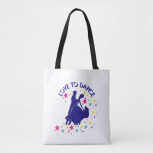 Bolso De Tela Amor por la danza