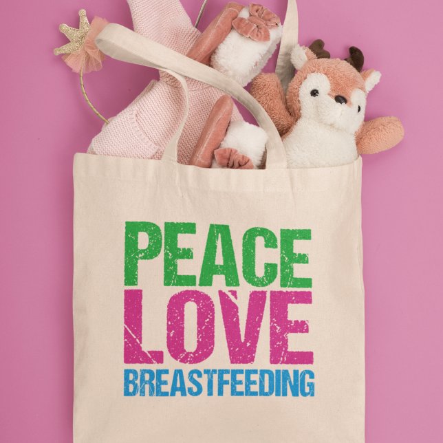 Bolso De Tela Amor por la paz Lactancia (Subido por el creador)