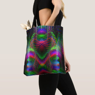 Bolso De Tela Amor psicodélico fractal