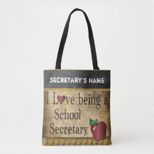 Bolso De Tela Amor que es un nombre de la secretaria el   DIY de