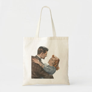 Bolso De Tela Amor Romántico Vintage Recién Casados ¿Bailamos?