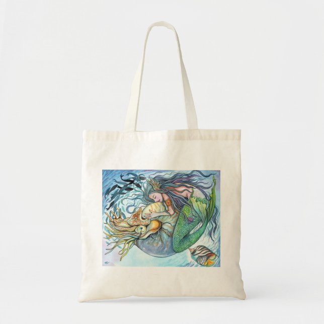 Bolso De Tela Amor submarino (Frente)