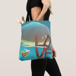 Bolso De Tela Amor submarino