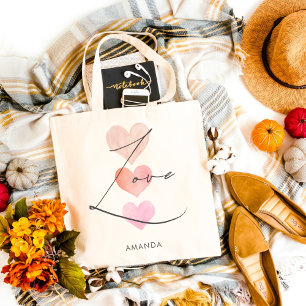 Bolso De Tela Amor, Valentine Day Tote Bag