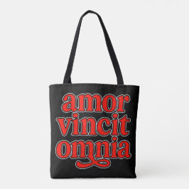 Bolso De Tela Amor vincit omnia
