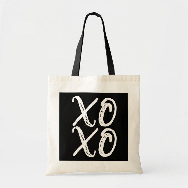Bolso De Tela Amor y abrazos XOXO (Frente)