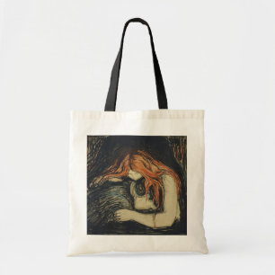 Bolso De Tela Amor y dolor (El vampiro) (de Edvard Munch)