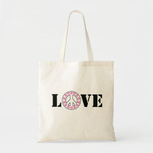 Bolso De Tela Amor y paz