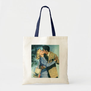 Bolso De Tela Amor y romance vintage, baile de Navidad