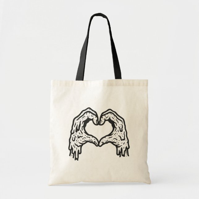 Bolso De Tela Amor zombi (Frente)