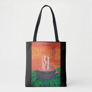 Bolso De Tela Amores Tostados muackS!!! - AmaSilyS - Arte