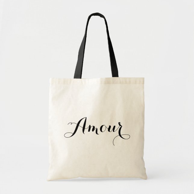 Bolso De Tela Amour (Frente)