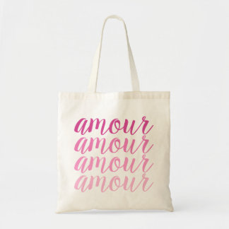 Bolso De Tela Amour en rosados