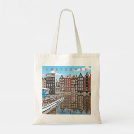 Bolso De Tela Amsterdam houses Tote Bag