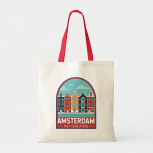 Bolso De Tela Ámsterdam Países Bajos Viajes de arte