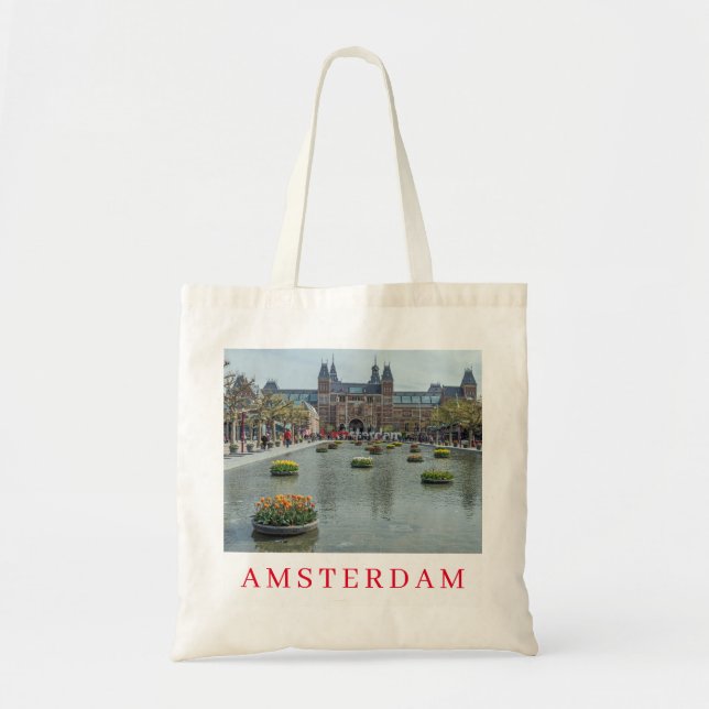 Bolso De Tela Amsterdam Rijksmuseum vista tote bag (Frente)