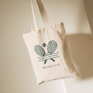 Bolso De Tela Añadir el nombre del club Tennis Team Green Logo