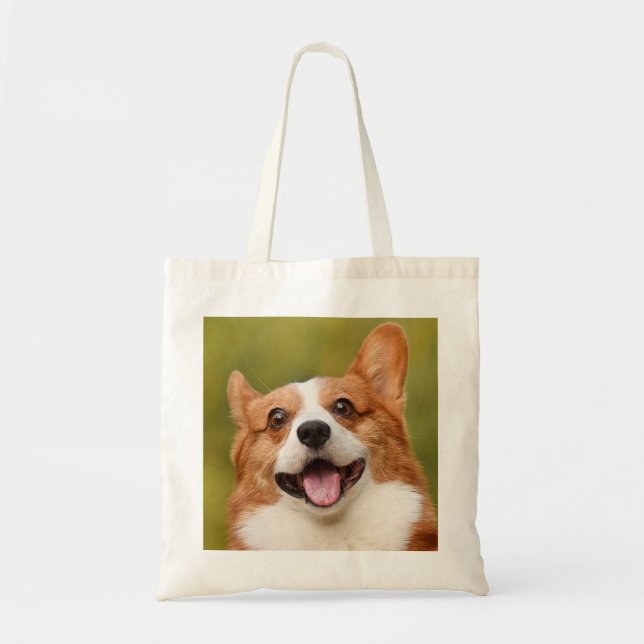 Bolso De Tela Añadir foto de perro personalizada (Frente)