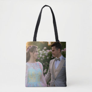Bolso De Tela Añadir Personalizar de fotografía Boda