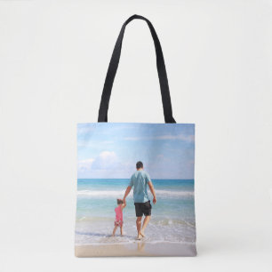 Bolso De Tela Añadir su propia foto y/o texto
