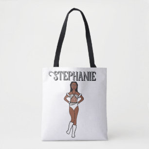 Bolso De Tela Añadir un nombre bailarina de dos colores Lily Sto