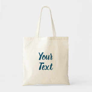 Bolso De Tela Añadir un texto moderno elegante de la plantilla O
