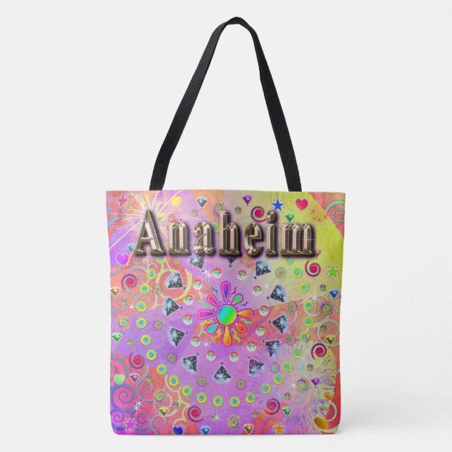 Bolso De Tela Anaheim Lucky Golden Tote Bag (Anverso)