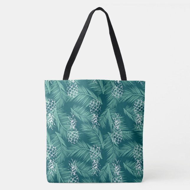 Bolso De Tela Anápoles Verde azuladas (Anverso)