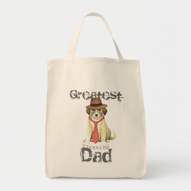 Bolso De Tela Anatolian Shepherd Dad Tote Bag (Frente)