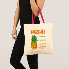 Bolso De Tela Anatomía De La Familia Guay De Amantes De La Piña