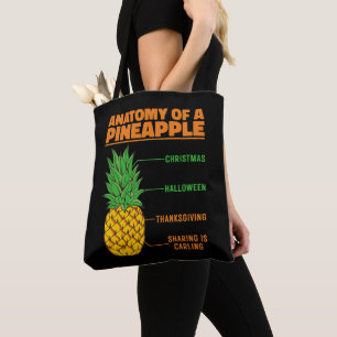 Bolso De Tela Anatomía De La Familia Guay De Amantes De La Piña