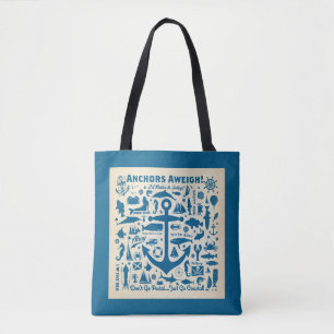 Bolso De Tela ¡Anchors Aweigh!