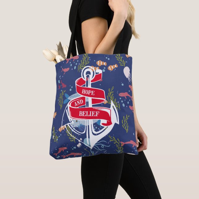 Bolso De Tela Ancla (Detalle)
