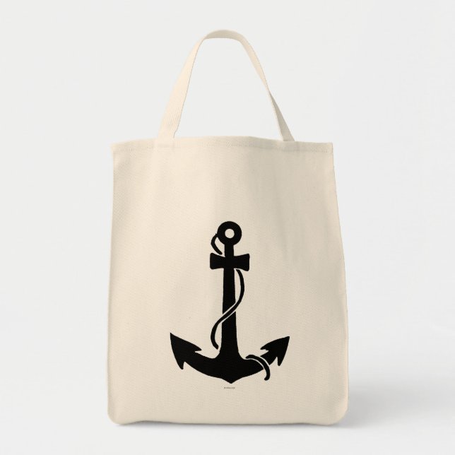 Bolso De Tela Ancla (Frente)