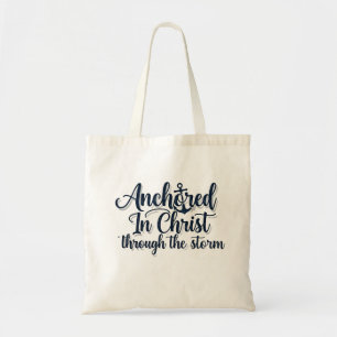 Bolso De Tela Anclado en Cristo