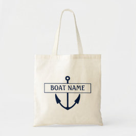 Bolso De Tela Anclaje de nombre del barco