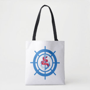 Bolso De Tela Anclaje y volante