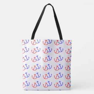 Bolso De Tela Anclas