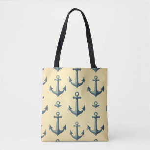 Bolso De Tela Anclas al viento