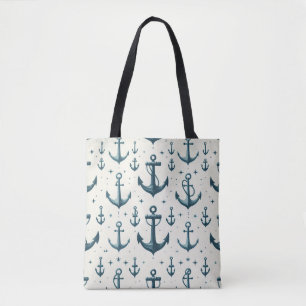 Bolso De Tela Anclas Perdidas