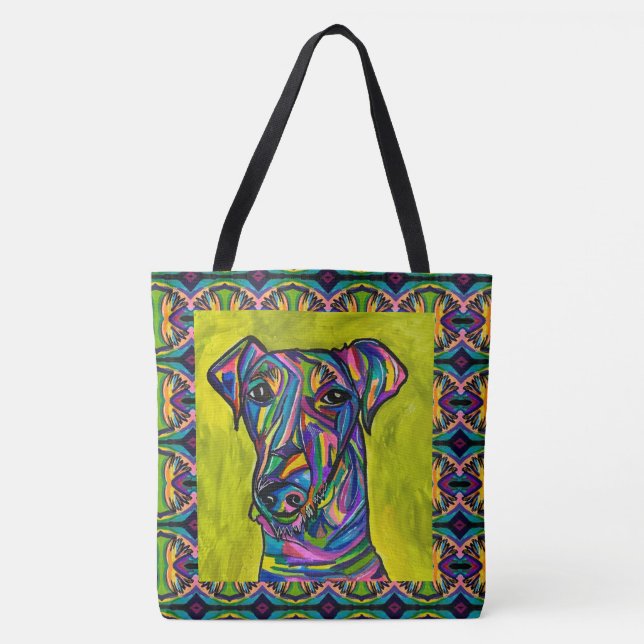 Bolso De Tela Andalucía Terrier Love BG Tote Bag (Anverso)