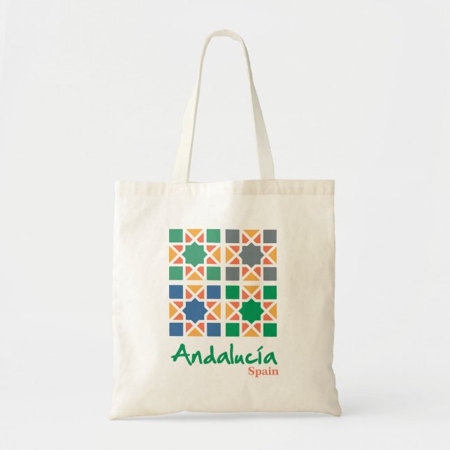 Bolso De Tela Andalusian Tiles 4 (Frente)