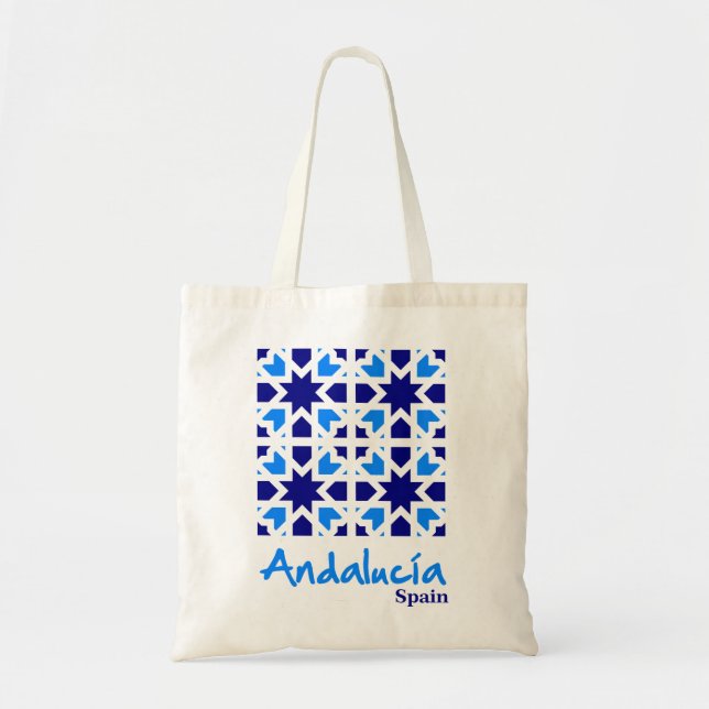 Bolso De Tela Andalusian Tiles 6 (Frente)