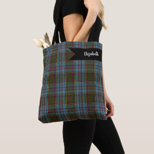 Bolso De Tela Anderson Clan Tartan Plaid Pattern Scottish