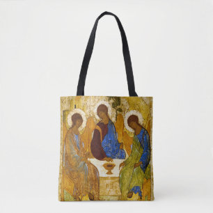 Bolso De Tela Andrei Rublev, "Santísima Trinidad"