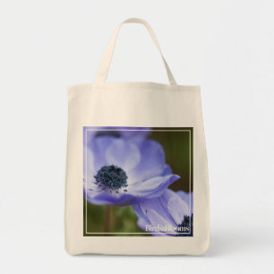 Bolso De Tela Anémona azul