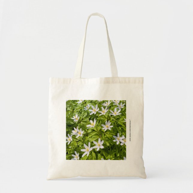 Bolso De Tela Anémona de bosque (Frente)
