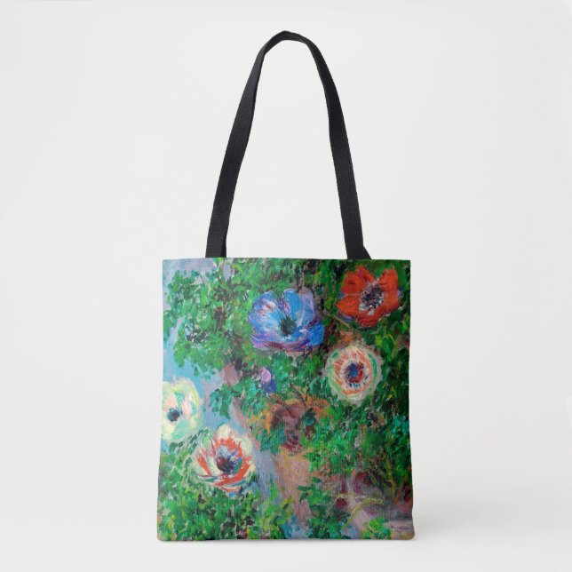 Bolso De Tela Anemone, Monet (Anverso)